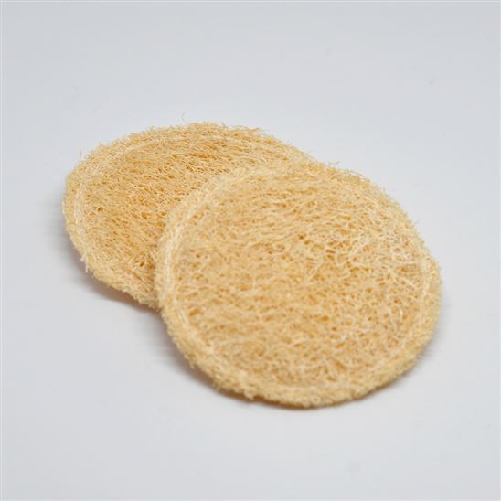 Disco exfoliante de luffa