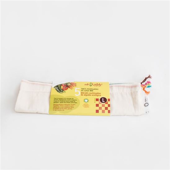 Pack de 5 bolsas para la compra grandes