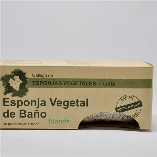 Esponja de luffa blanda