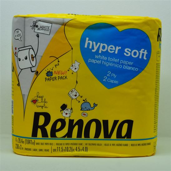 Papel higiénico sin plástico "Ultra soft"